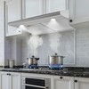 FIREGAS Under Cabinet Range Hood 30 inch, Ducted/Ductless Convertible Kitchen