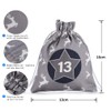 Kohmui Advent Calendar for Filling, Christmas Calendar Self-Filling, Hanging Bag,