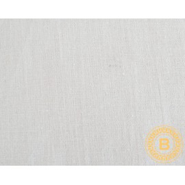 Plain White 100% Cotton Fabric for Arts & Crafts, Dressmaking, Quilting, Sewing, Bedding, Pillowcases, Bunting - 150 CM Extra Wide by BURLAS (White, 1 Metre)