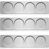 Chengu 3 Pieces Stainless Steel Wall Plate Base Wall Mounted