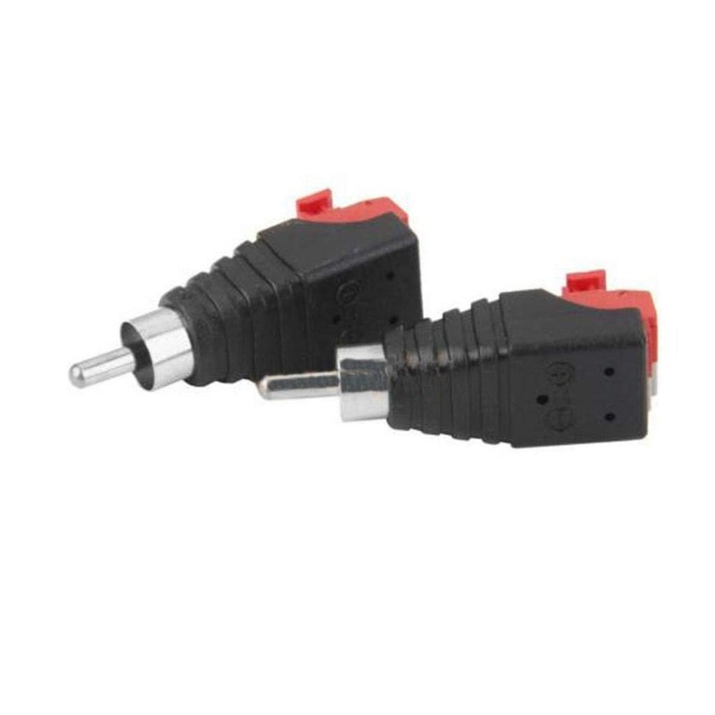 10pcs RCA Connector Converter Adapter Speaker Cable Audio