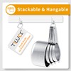 TILUCK Stainless Steel Measuring Cups & Spoons Set, Cups and