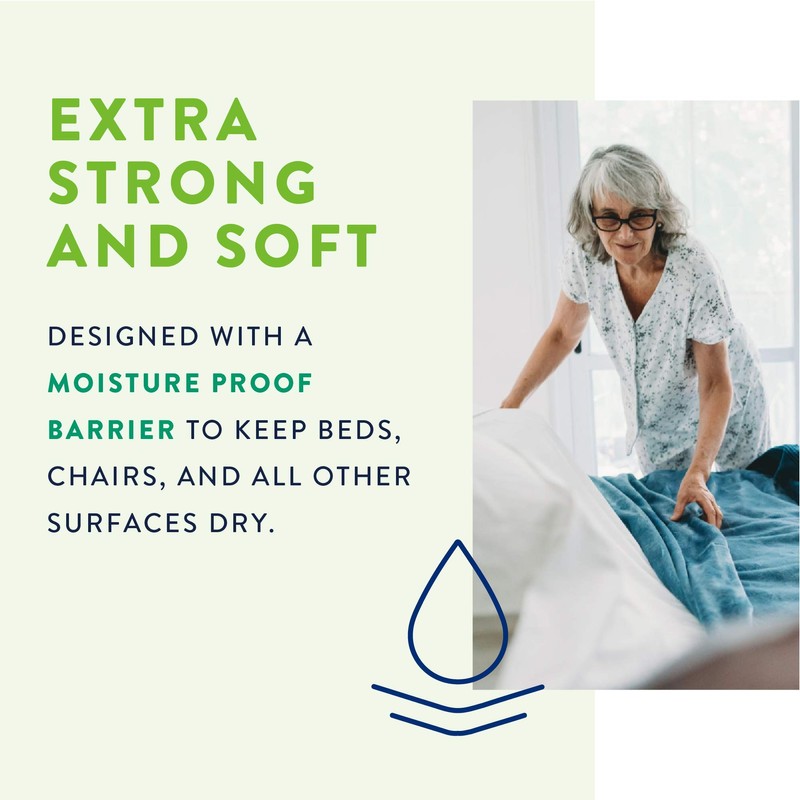 Prevail Incontinence Underpads - Unisex Disposable Underpads for Men &