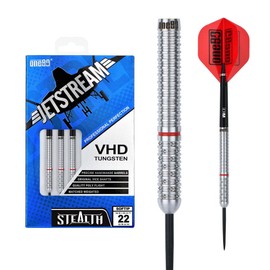 ONE80 Jetstream Stealth 90% Steel Tip Darts 23 g