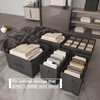 Bosuelife 6-Shelves Hanging Closet Organizer with 5 Different Drawers, Foldable