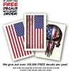 3 I Support Police Officer Thin Blue Line American Flag
