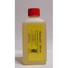 250 ml Rizinusöl vom Wunderbaum (Ricinus communis) 100% Bio, 1te Kaltpressung ohne chemische Zusätze