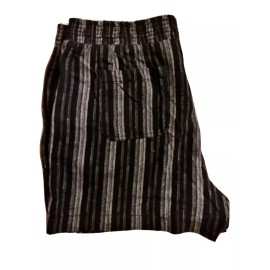 Black & White NWT Briggs BLACK & WHITE Woman's Linen/Rayon 4-pocket Pull-on SHORTS ~ Size XXL