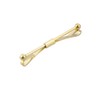 SamWay 2ps Collar Pin Collar Bar,Gold and Silver