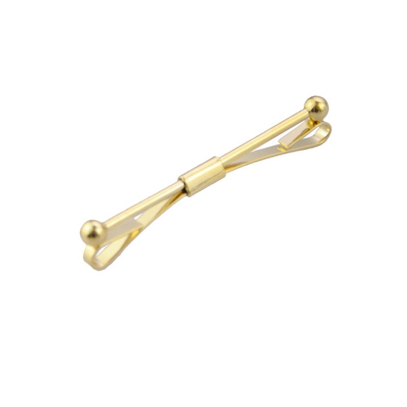 SamWay 2ps Collar Pin Collar Bar,Gold and Silver