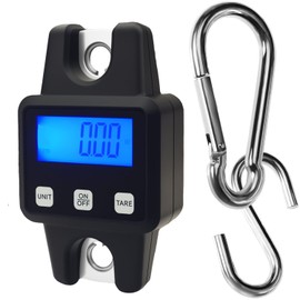 660 lbs/ 300kg Archery Bow Scale Hanging Handheld Scale Multifunctional Digital Tune Scale Peak Weight/Hold Weight for Recurve/Compound Bow (Black)