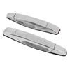 2pcs Exterior Chrome Door Handle ABS Plastic Automotive Outside Door