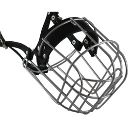 Dogs My Love Metal Wire Basket Dog Muzzle Saint Bernard, Mastiff, Great Dane. Circumference 17", Length 5.5"