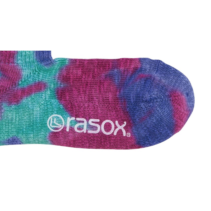 Lassox Tie Dye Low Socks, Emerald Mix