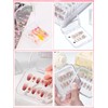 24 PCS Press on Nails Packaging Set, Kalolary Clear Empty