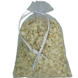 Truly Madly Deeply Blue 1 Litre Natural Biodegradable Delphinium Petals with a White Organza Bag - Wedding Throwing Confetti