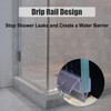 YTSAHSTT Frameless Shower Door Bottom Seal for 3/8" (10mm) Thick