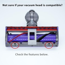 FLXKAODU Rug Adapter for Dyson V8 Cordless Stick Vacuum – Prevents Rug Jams, Ideal for Thin Washable Rugs, for Ruggable Rugs
