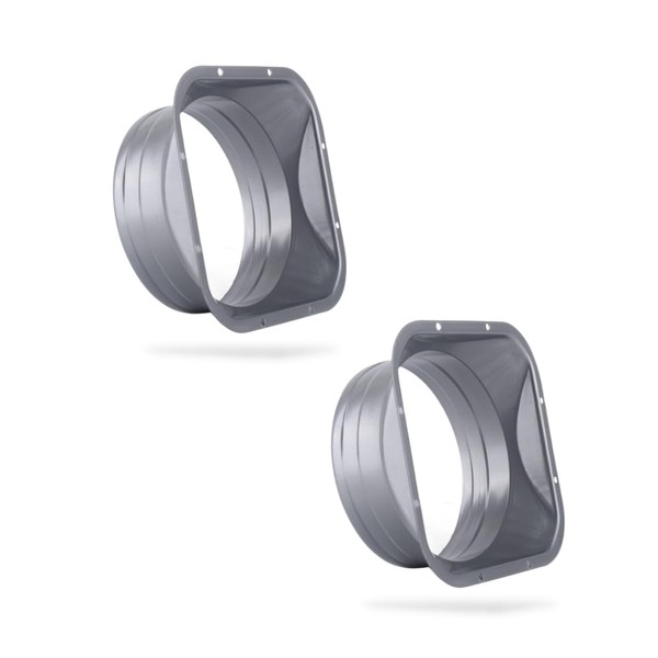 Regipro b Metal Zinc Plated Duct Connector Set of 2,