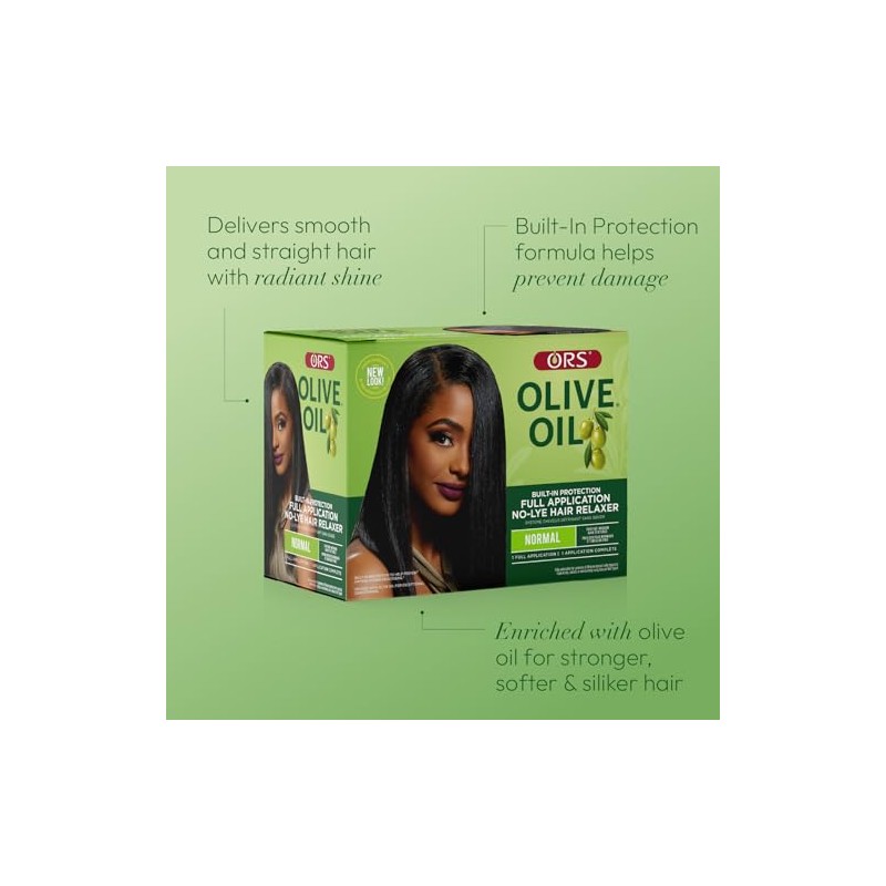 Ors Organic Root Stimulator Olive Oil No Lye Hair Relaxer-Normal