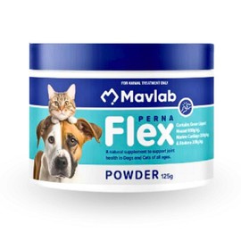 Pernaflex Buy Mavlab PernaFlex Powder Joint Health Supplement for Dogs and Cats 125g Online