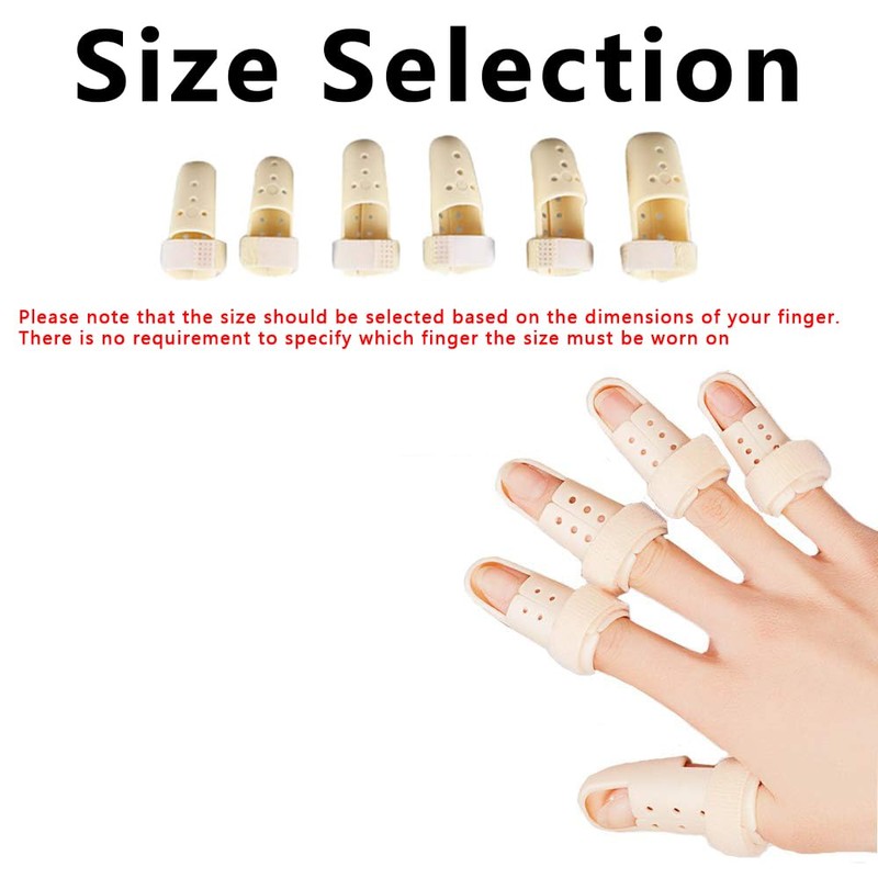 Thinvik 2x Plastic Mallet DIP Finger Support Brace Splint Joint