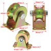 Skelang 4 Pcs 2" U-Type Groove Wheel Heavy Duty Rigid