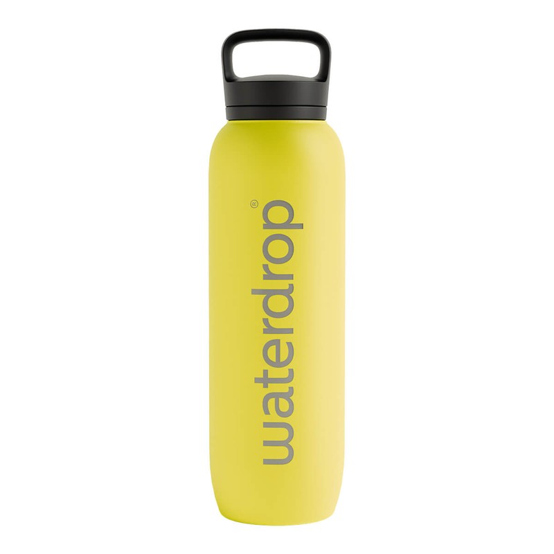 waterdrop All-Purpose Steel Bottle, Green 1L