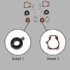 ALL-CARB 2 Pack Carb Repair Kits with Float Replacement for