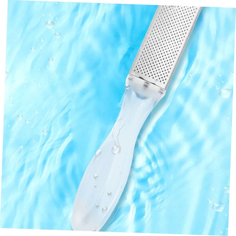 NOLITOY Foot File Double-sided Stainless Steel Callus Remover Grit Tool