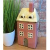 Village Pottery Pink Tall Tea Light Holder