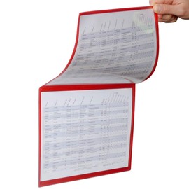 StoreSMART - Red Plastic Magnetic Information Folder - 25-Pack - MIF2-R-25