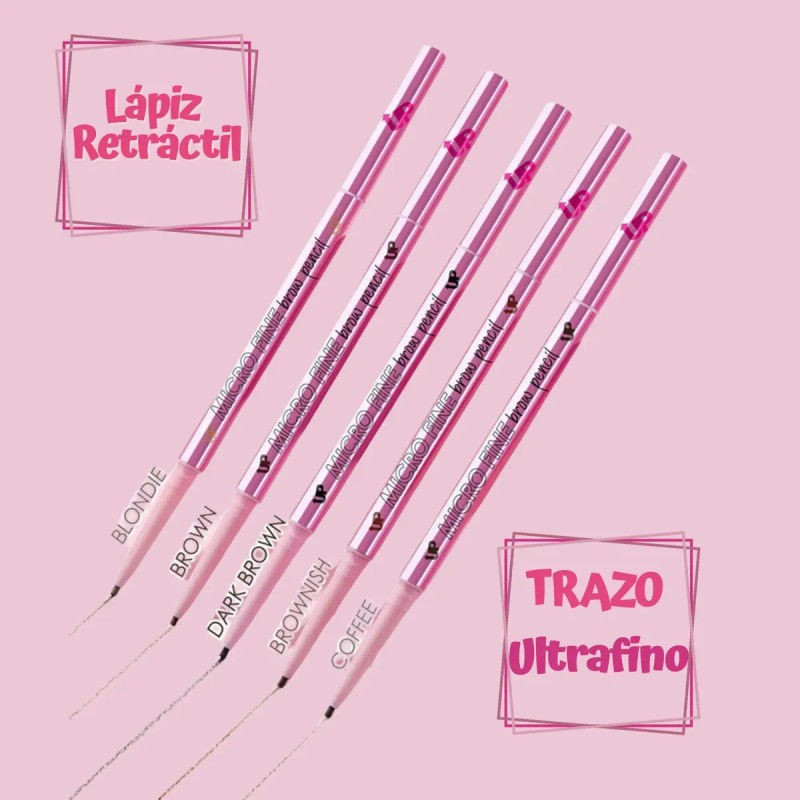 Lápiz De Cejas Pink Up Micro Fine Brow Pencil