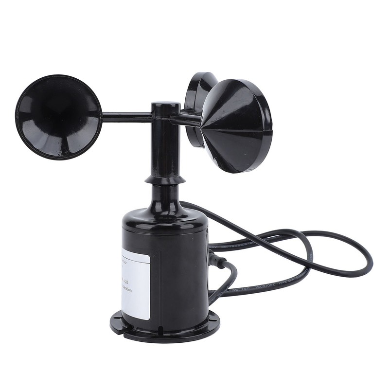 3 Cups Wind Speed Sensor Ultrasonic Sensor Weather Resistant High