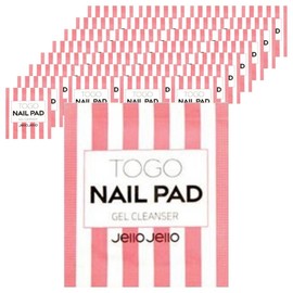 JelloJello Togo Nail Pads 100 sheets, 2 pieces, 70g / 젤로젤로 투고 네일 패드 100매입, 2개, 70g