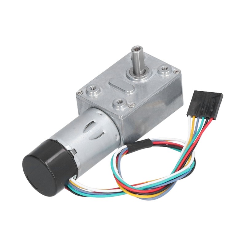 JGY‑370 Encoder Reduction Motor Full Metal Worm Gear Motor with