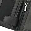 Police Mens Genuine Leather Vertical Wallet with Gift Box, Black