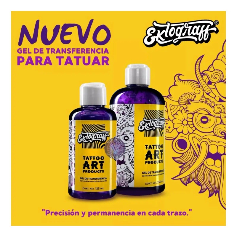 Stencil Tatuaje Gel Transfel Rinkaku Hinkarink Ektograff