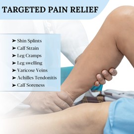 ITHW Copper Calf Compression Sleeve for Shin Splint Relief, Leg Compression Sleeve Men & Women, Leg Sleeves or Varicose Veins, Calf Tear, Nursing (1 Pair, X-Large)