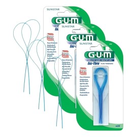 75 Enhebradores De Hilo Dental Gum® Eez-thru® Envio Incluido
