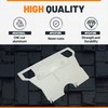 ECOTRIC Front Skid Plate Compatible with 2005-2015 Toyota Tacoma 2.7L
