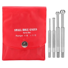 4Pcs Bore Gauge Telescopic BallType with Diamond NonSlip Handle Measuring Tool 313mm