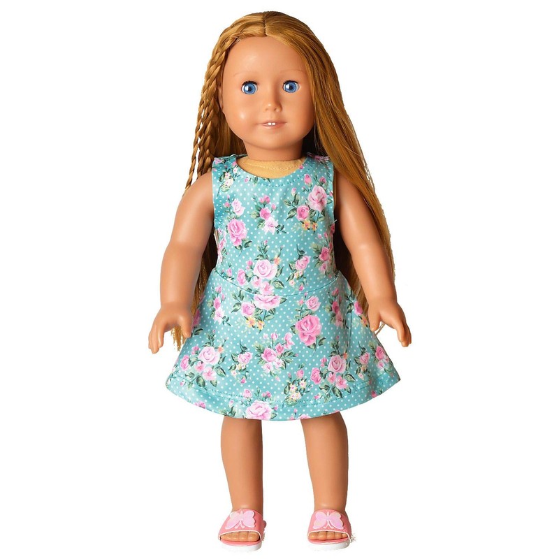 Jxstar Vestidos de Flores a Juego para niñas y muñecas,