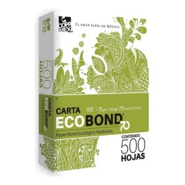 Papel Ecobond 70 Blanco Carta - 500 Hojas                                                                                                             