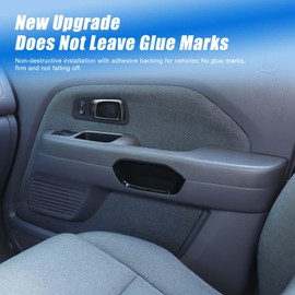 HIRUFAIT Inner Door Armrest Side Cover Trim Compatible with Pilot 2003 2004 2005 2006 2007 2008 Accessories, Front Door Armrest Panel Storage Box Sealing Cover