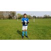 GK Saver Protech Super Black Professional Football Goalkeeping Gloves Size