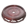 B&P Lamp® 6 Inch Top Inset Diameter Oriental Wooden Base,