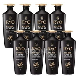 Hongjindan 려 홍진단 검은콩 모근영양 샴푸 820ml 8개 모발강화 두피진정 Black Bean Root Nutrition Shampoo 820ml 8 Packs Hair Strengthening Scalp Soothing