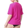 Halcurt UV Shirt Women's Plus Size Rash Guard UPF 50+