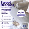 Continental Bedding Wool and Down Blend Comforter - Twin Size